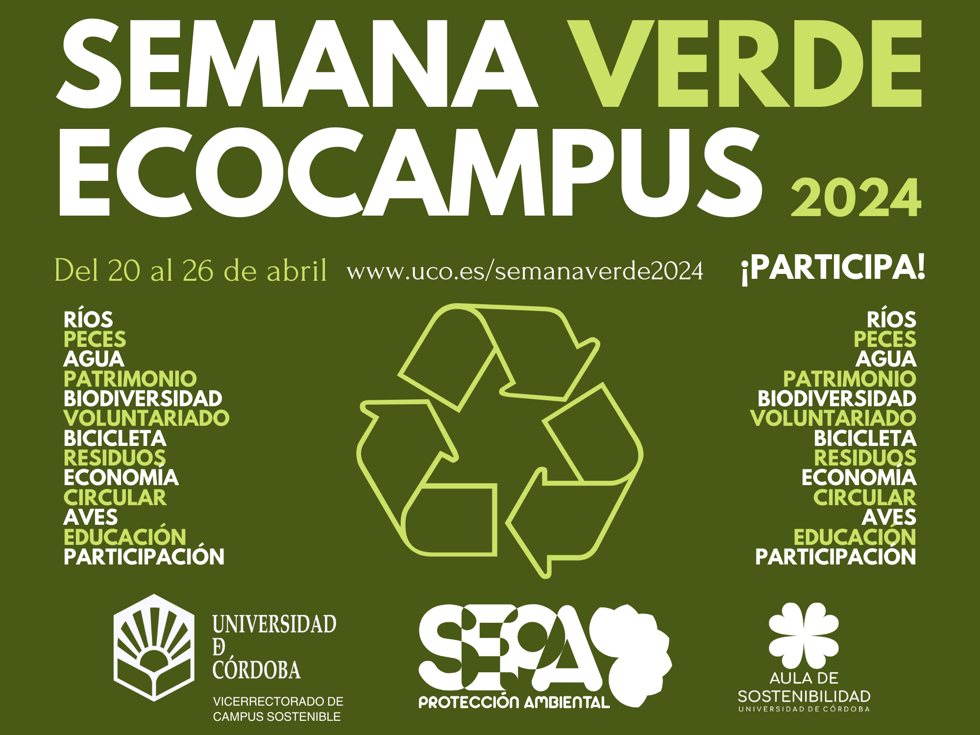 Cartel SEMANA VERDE ECOCAMPUS 2024 2