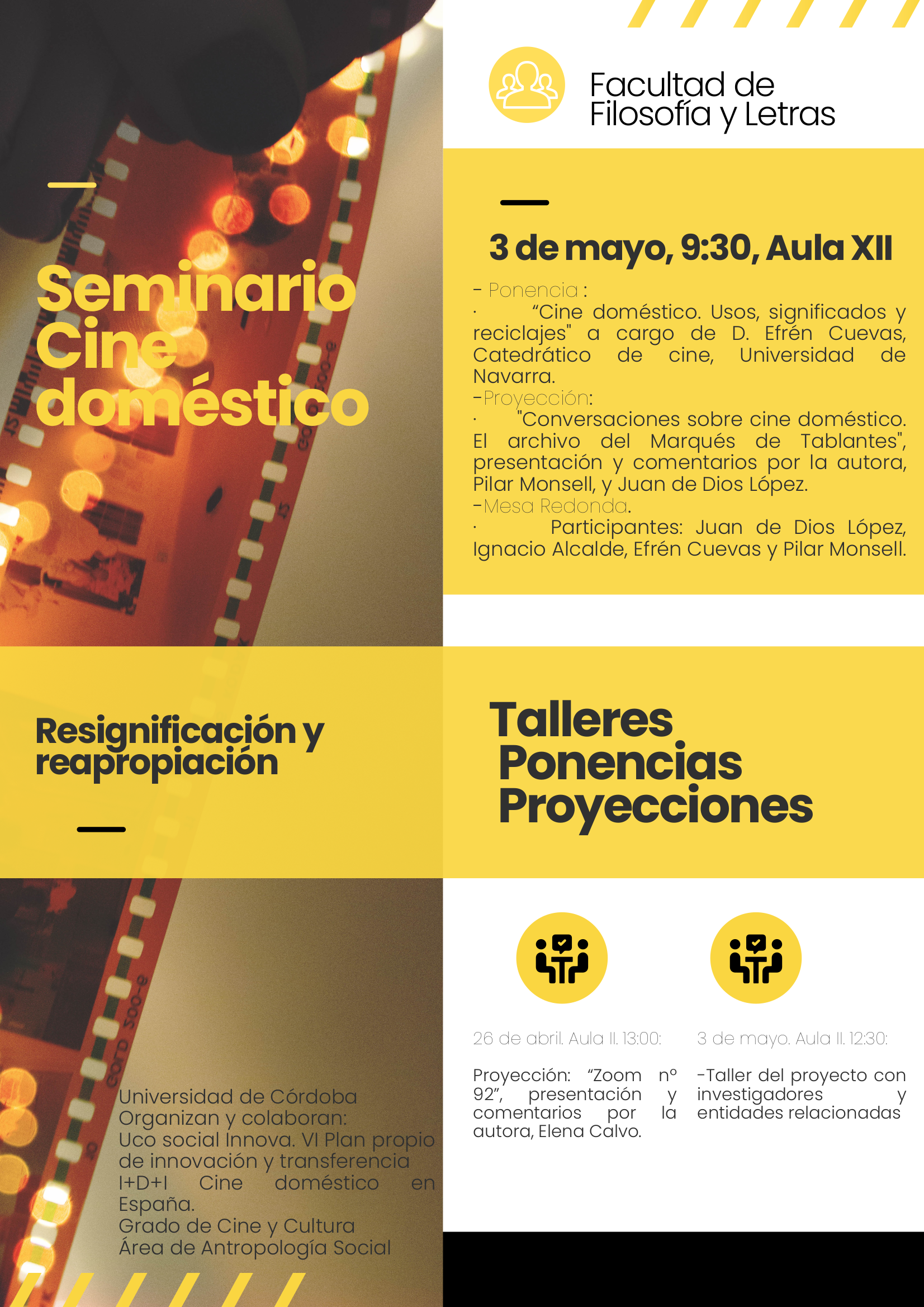 Seminario Cine dome stico