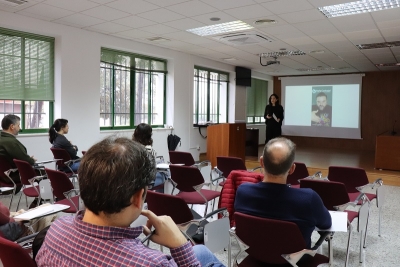 Un momento durante la celebración del taller