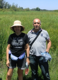 Los investigadores del departamento de Bioquímica y Biología Molecular Carmen Michán y José Alhama 